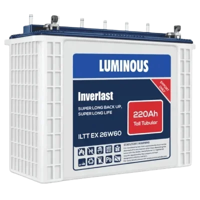 Luminous 220ah/12v Tubular Inverter Battery
