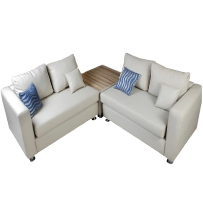 Bruno Sofa with Ottoman 5 Seaters (Leather)