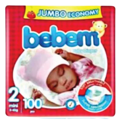 Bebem Diapers | Size: Mini | Jumbo pack {100pcs)