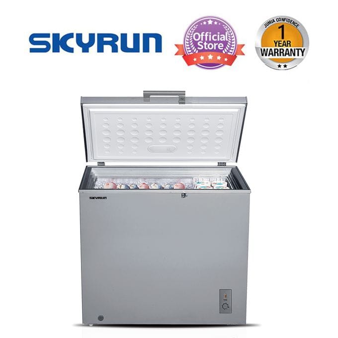 Skyrun 200 Litres Chest Freezer (BD-200A)-Grey