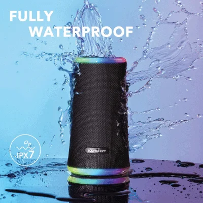 Anker Soundcore Flare 2 Bluetooth Speaker with 360° Sound, PartyCast Technology, Adjustable EQ, IPX7 Waterproof Wireless Speaker - Image 5