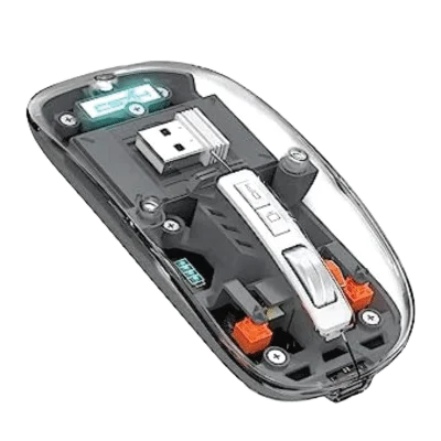Generic Transparent Wireless PC Mouse