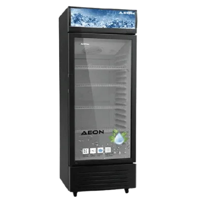 Aeon DISPLAY COOLER; 243L, Single Door, Digital Display, Internal LED, Adjustable Shelfs, Dynamic cooling, Low energy consumption | ASC250