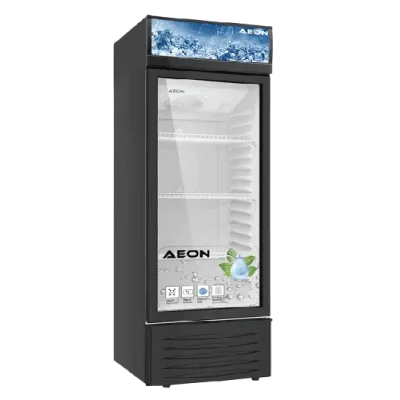 Aeon DISPLAY COOLER; 338L, Single Door, Digital Display, Internal LED, Adjustable Shelfs, Dynamic cooling, Low energy consumption | ASC350