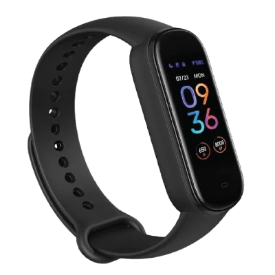 Amazfit Band 5 Activity Fitness Tracker with Alexa Built-in, 15-Day Battery Life, Blood Oxygen, Heart Rate, Sleep & Stress Monitoring, 5 ATM Water Resistant, Fitness Watch for Men Women Kids, Black