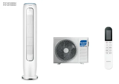 Polystar 3 Ton  Floor Standing Inverter Aircon With 3m Pure Copper Connecting Pipe Anti Rust Galvalize Sheet | PVF-MY309INV