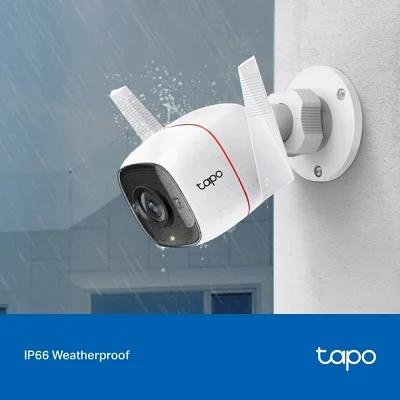 Tapo Outdoor Security Wi-Fi Camera | C310, Plug-in, Daylight Clarity at Night, 2K QHD, Person/Pet/Vehicle Detection, Local/Cloud Storage - Image 2