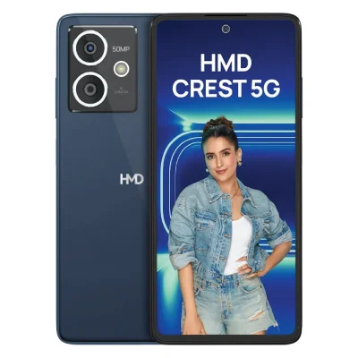 HMD Crest 5G, 6.67 Inches, 50 MP Selfie Camera, 50 MP Dual Rear AI Camera,FHD+ OLED Display, 6 GB RAM & 128 GB Storage, Android 14