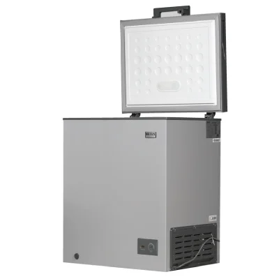 Nexus NX-160HCE CHEST FREEZER-SILVER, Energy saving A+, Lock and Key control, Strong Handles