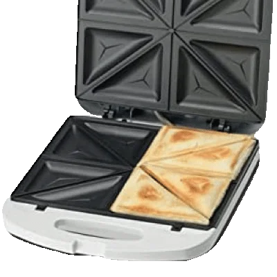 Kenwood Sandwich Maker 4 Slice 2 Plates - Image 2