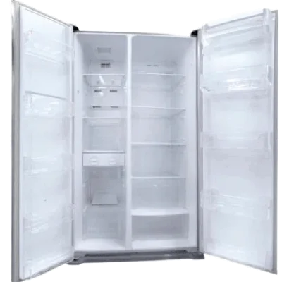 Midea Side by Side Refrigerator (510Ltrs) | HC 689WEN-SILVER WITH HANDLE - Image 2
