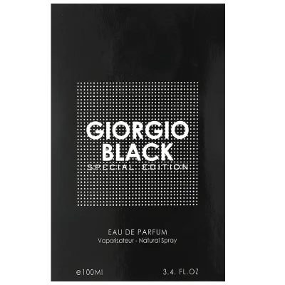 Giorgio Black Special Edition by Giorgio - Perfume for Men - Eau de Parfum, 100ml - Image 2