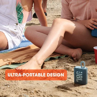 JBL Go 3: Portable Speaker with Bluetooth, Built-in Battery, Waterproof and Dustproof Feature - Black - Image 3