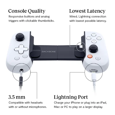 Sony BACKBONE One Mobile Gaming Controller, Enhance Your Gaming Experience on iPhone, Play Xbox, PlayStation, Call of Duty & More - Image 5