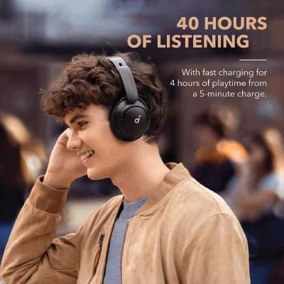 Soundcore by Anker Life Q30 Hybrid Active Noise Cancelling Headphones with Multiple Modes, Hi-Res Sound, Custom EQ via App, 40H Playtime, Comfortable Fit, Bluetooth Headphones, Multipoint Connection - Image 4