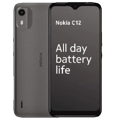 Nokia C12, Android 12, All-Day Battery, 2GB RAM + 64GB Capacity, Charcoal - Image 6