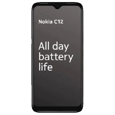 Nokia C12, Android 12, All-Day Battery, 2GB RAM + 64GB Capacity, Charcoal - Image 3