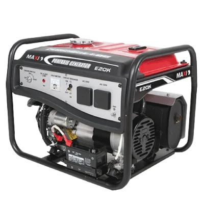 Maxi 2.5kVa Generator | 20EK- 15L Tank capacity, AVR voltage regulator, 6.5hp / 3600rpm Max output - Image 4