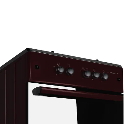 Maxi 60*60 (3+1) Burner Gas Cooker IGL | Red - Image 3
