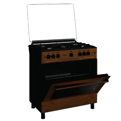 Maxi 60*90 5 Burner Gas Cooker | Wood TR - Image 4