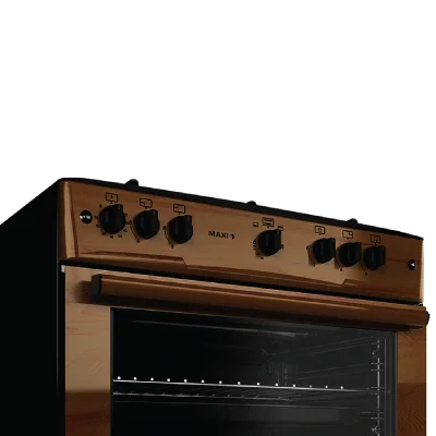 Maxi 60*90 5 Burner Gas Cooker | Wood TR - Image 2