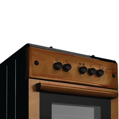 Maxi 60*60 (3+1) Burner Gas Cooker IGL | Wood - Image 5
