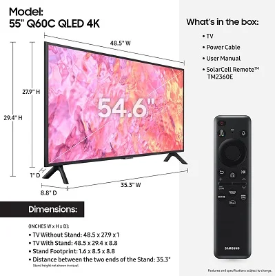 Samsung 65" QLED 4K Smart TV| QA65Q60D - Image 6