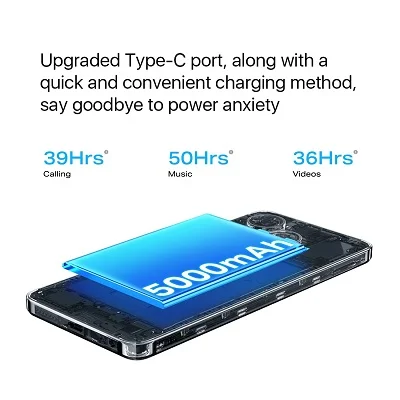 Infinix Smart 8 (3GB RAM + 64GB ROM) Android 13, Fingerprint (side-mounted), 5000 mAh, non-removable - Image 2