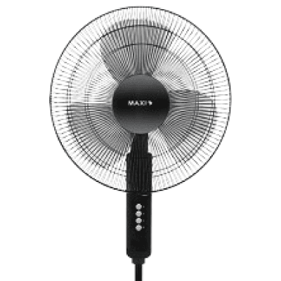Maxi Standing Fan 16 inch Black | 40-19MR - Image 2