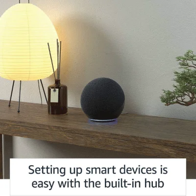 Amazon Echo (4th Gen) | With premium sound, smart home hub, and Alexa | Glacier White - Image 6