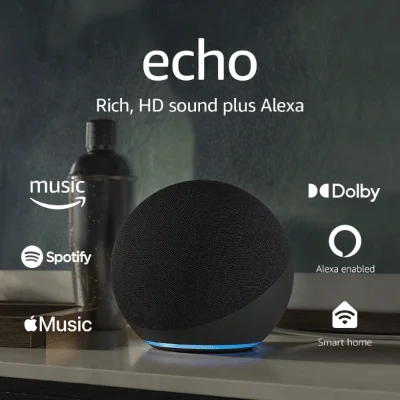 Amazon Echo Dot (newest model), Vibrant sounding Alexa speaker, Great for bedrooms, dining rooms and offices, Deep Sea Blue, with Alexa+ Early Access - Image 7