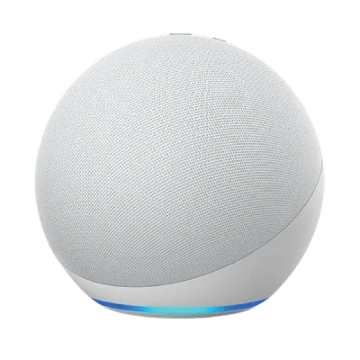 Amazon Echo (4th Gen) | With premium sound, smart home hub, and Alexa | Glacier White