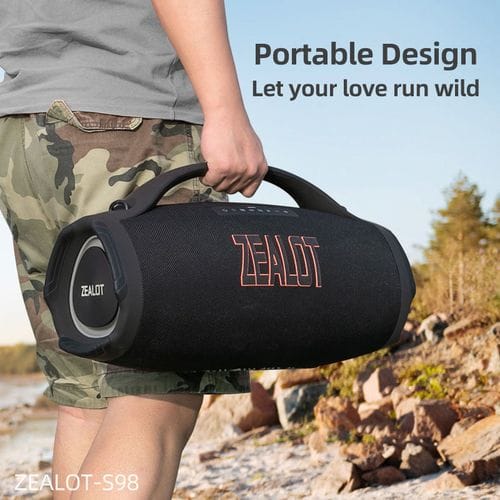 S98 Bluetooth Speaker; 160W high Power,lPX6 Waterproof,Incredible heavy bass - Image 4