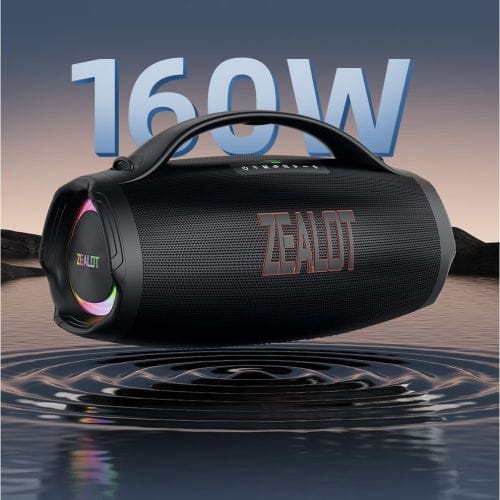 S98 Bluetooth Speaker; 160W high Power,lPX6 Waterproof,Incredible heavy bass - Image 3