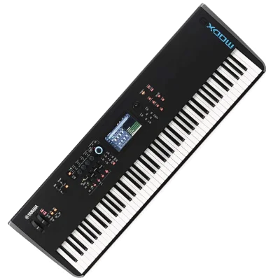 Yamaha MODX8 Plus Keyboard, Portable, Synthesis unifies, controls AWM2 and FM-X sound engines - Image 2