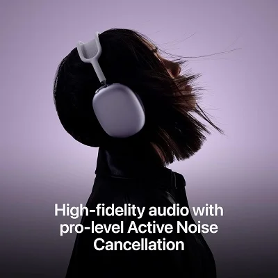 Apple Airpods Max Wireless Over-Ear Headphones, Pro-Level Active Noise Cancellation, Transparency Mode - Image 5