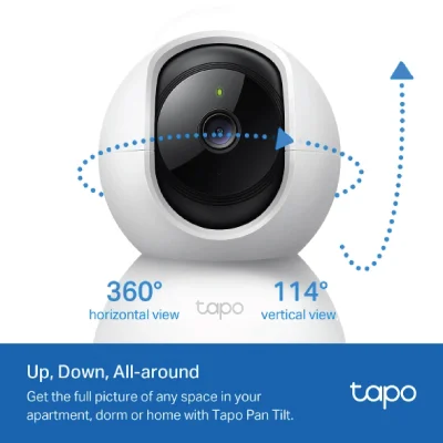 Tapo Pan/Tilt Home Security Wi-Fi Camera | C200C, for Baby Monitor, Pet Camera w/Motion Detection, 1080P, 2-Way Audio, Night Vision, Cloud & SD Card Storage, Works with Alexa & Google Home - Image 5
