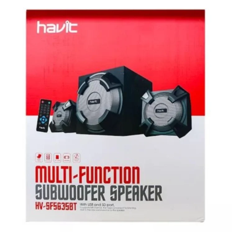 Havit HV-SF5635BT Bluetooth Multimedia Woofer Speaker - Image 4